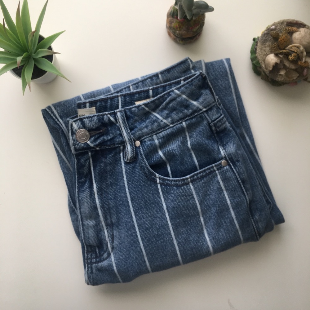 NWOT pacsun striped mom jeans
